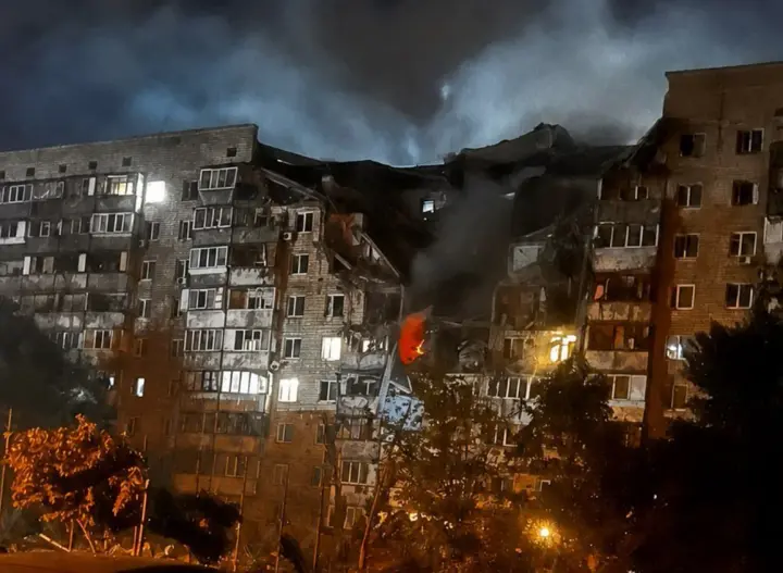 After a missile attack on Kyiv, people are trapped in a high-rise building – mayor