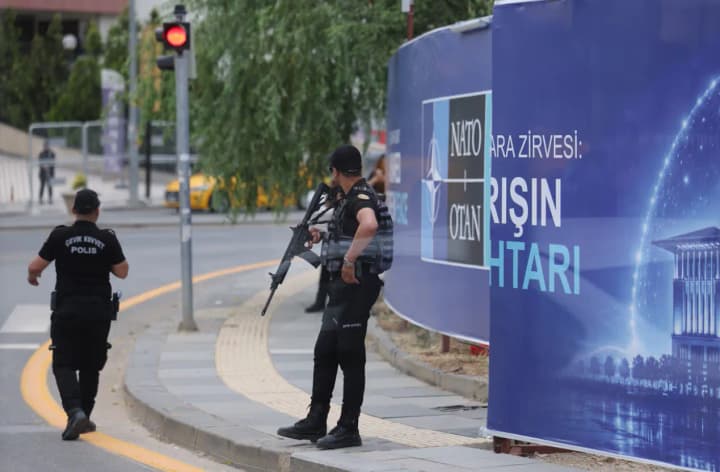 In Turkey, over 100 participants of an anti-NATO protest were detained before the NATO summit