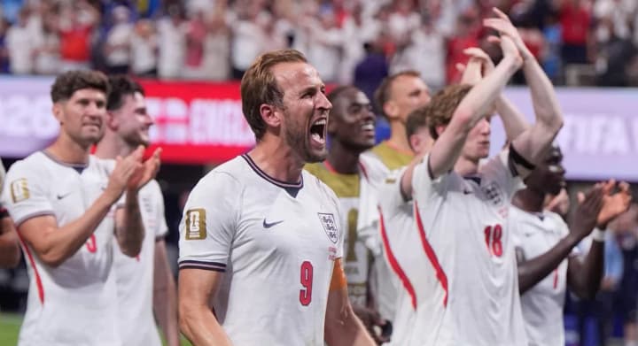 England defeated Mexico 3:2 in a dramatic match and advanced to the World Cup quarterfinals