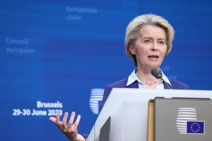 Von der Leyen after Russia's attack announced discussion on strengthening Ukraine's air defense at NATO summit in Ankara