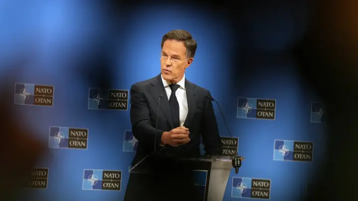 Rutte stated that the massive strike on Kyiv indicates Putin's desperation