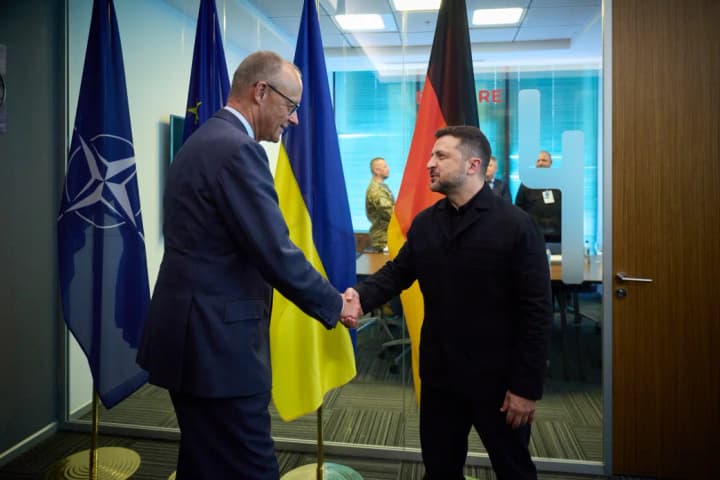 Zelenskyy and Merz discussed the participation of German defense companies in the creation of an anti-ballistic system in Europe
