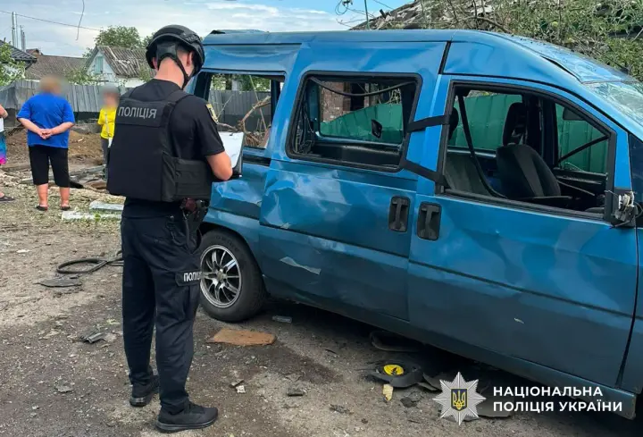 Ворог атакував Полтавщину дронами, є жертва та поранені. Наслідки документує поліція та СБУ