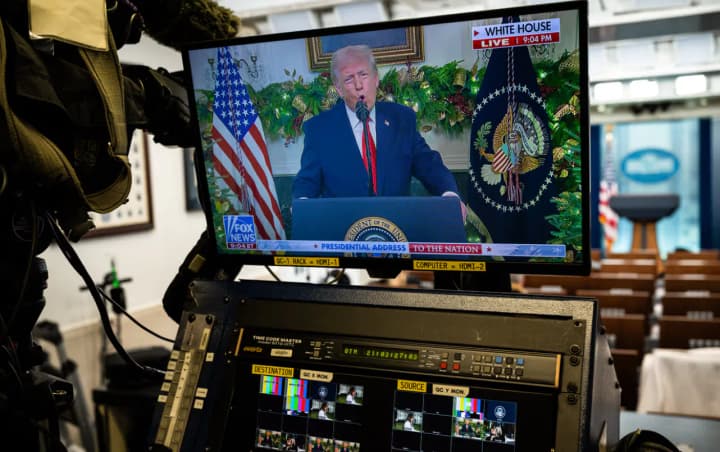 Trump announced a national address on Thursday