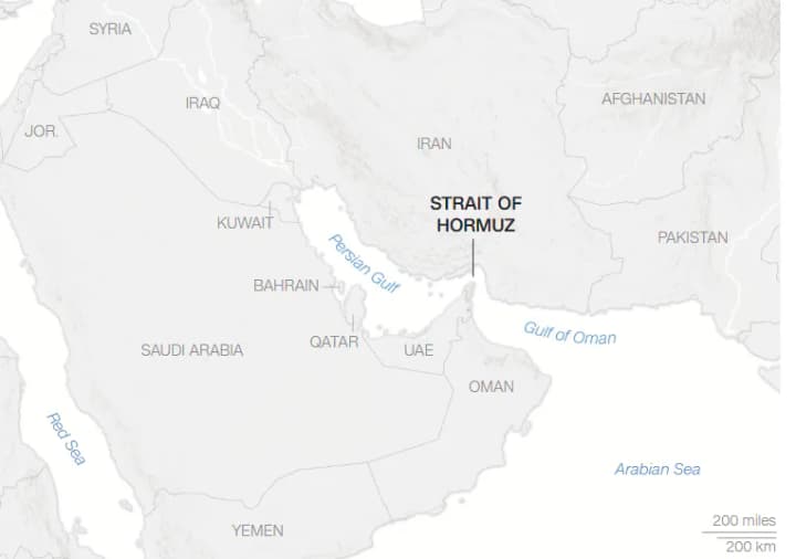 Iranian missiles hit two UAE tankers in the Strait of Hormuz, one Ukrainian killed and wounded