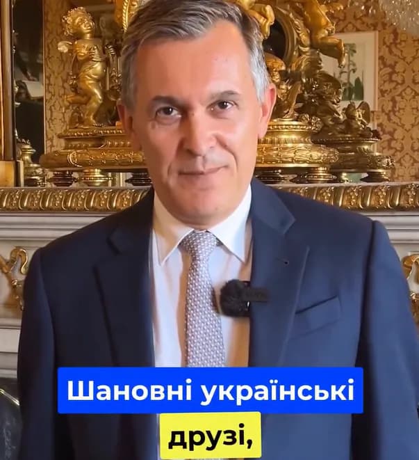 Новий посол Франції звернувся до українців українською перед початком роботи в Києві