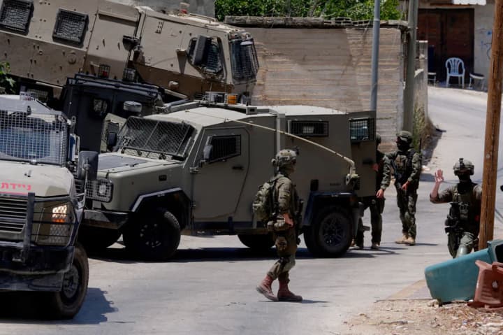 Israeli military detained over 70 suspects in the West Bank