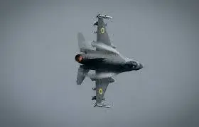 An F-16 fighter crashed in Ukraine while performing a combat mission, the pilot ejected - Air Force