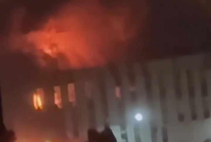 Explosions in Russian Belgorod: building of the technological university where drones were assembled is on fire - media