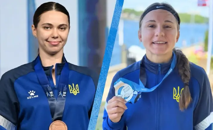 Аліна Полозюк та Єлизавета Вознюк стали найкращими спортсменками липня за версією НОК