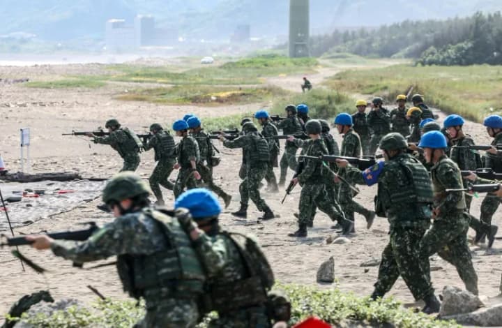 Taiwan has begun its largest-ever military exercises amid the threat of an invasion by China