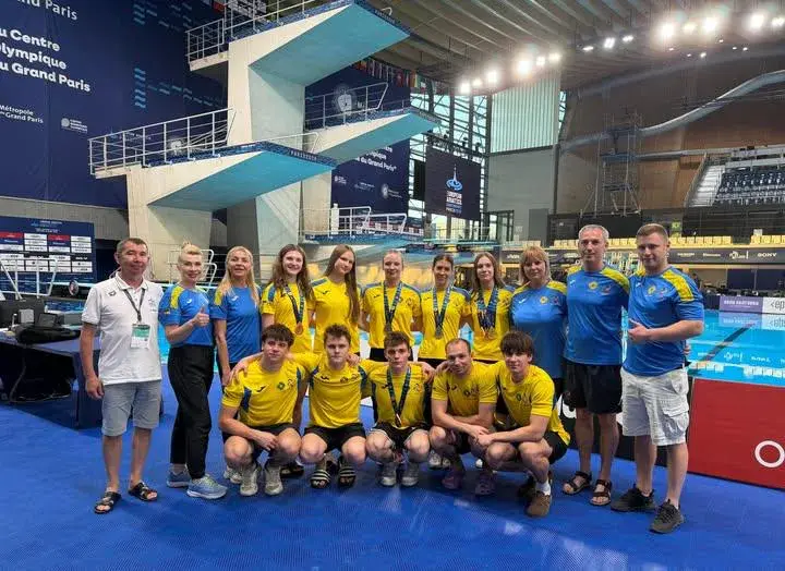 Українські стрибуни у воду завершили чемпіонат Європи в Парижі з п’ятьма медалями