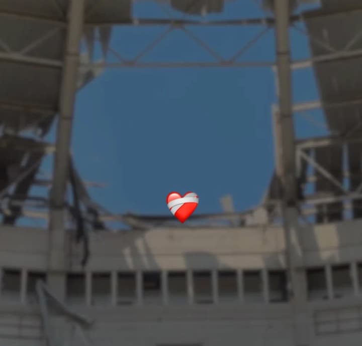 The extent of the damage is being assessed and the scope of work is being determined at Chornomorets Stadium following the Russian attack