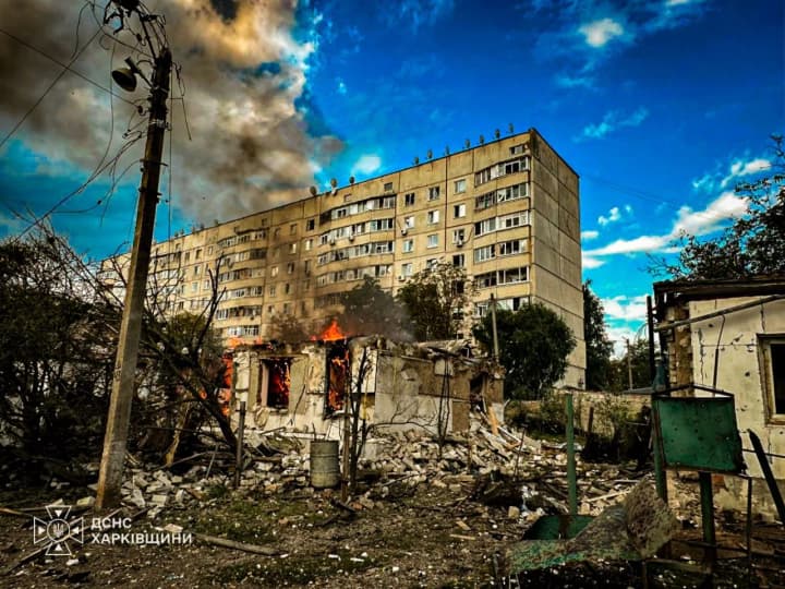 Russians struck the residential sector of Balakliia with missiles twice; there are casualties
