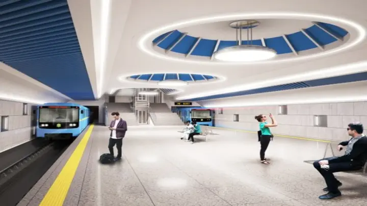 When will the metro to Vynohradar open, and how much will it cost to complete construction?