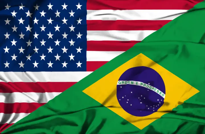 "They wage war and profit from death" — in Brazil, vandals covered the wall of the U.S. Embassy with graffiti over Trump's tariffs