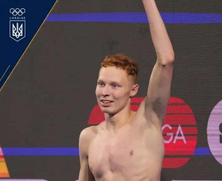 Ukrainian Sheremet becomes European champion in the 50 m freestyle