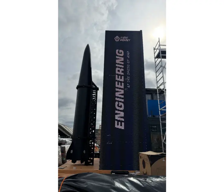 Fire Point showed what the FP-9 ballistic missile looks like