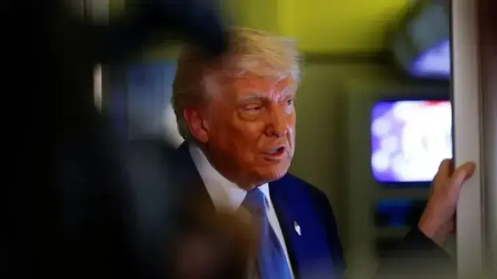 Trump said that the United States has no talks with Iran scheduled.