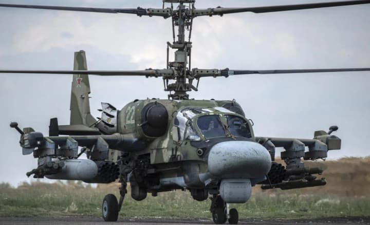 російський Ка-52 не зміг збити український FP-1 ракетою і був змушений перейти до гармати