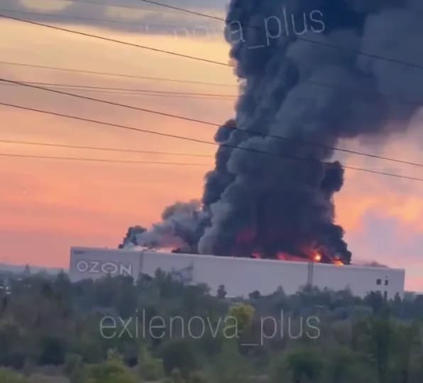 У самарській області після атаки БПЛА загорівся складський комплекс Ozon - OSINT-аналіз Astra