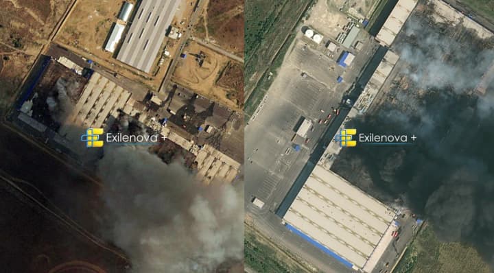 Another night of strikes on Ozon: Ukraine hit three logistics hubs overnight