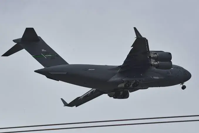 Boeing C-17 ВПС США вилетів з московського “Внуково” до Риги