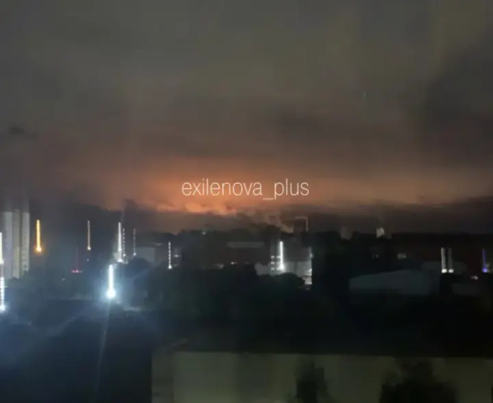 An oil refinery was likely attacked in Russia's Kstovo