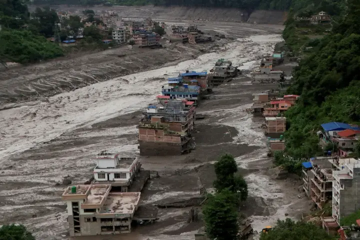 Floods on the Nepal–China border have already claimed the lives of 98 people