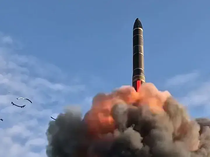 Russia conducted a training launch of an intercontinental ballistic missile