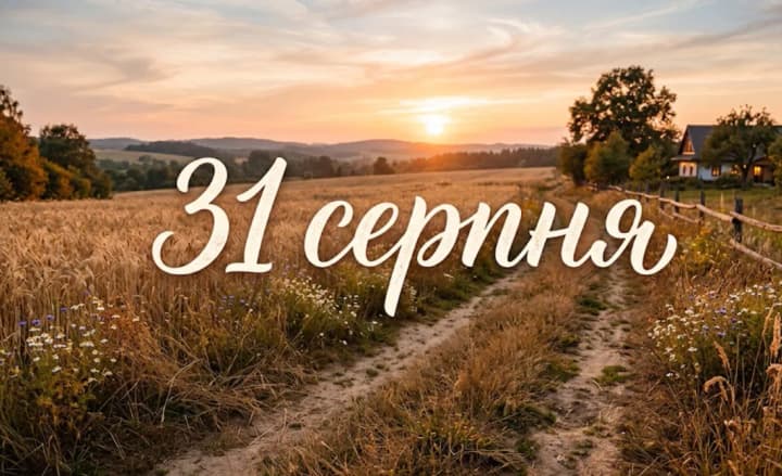 Що святкують 31 серпня в Україні та світі