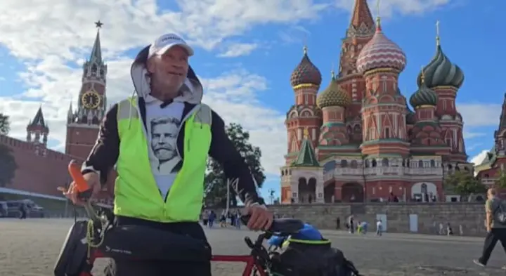Чеський мандрівник розповів про подорож до москви на красну площу