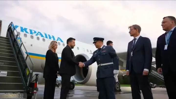 Зеленский прибыл в Норвегию на прощание с королём Харальдом V
