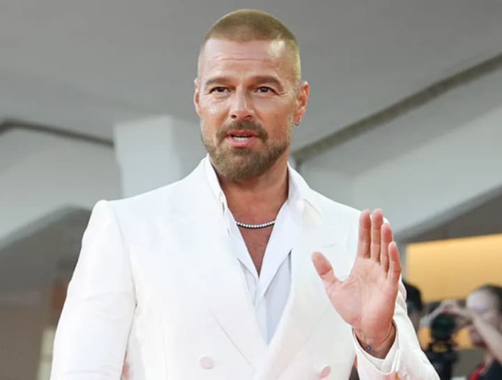Ricky Martin surprised everyone with a radical image change at the Venice Film Festival
