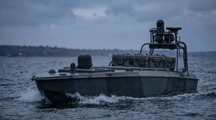 For the first time in history: a Ukrainian uncrewed boat destroyed a Russian one in combat