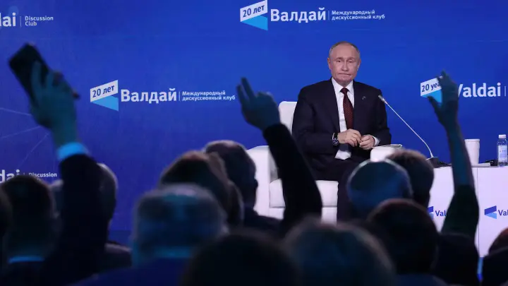 Putin moved the "Valdai" forum from Sochi to Moscow due to the threat of Ukrainian drones - FT