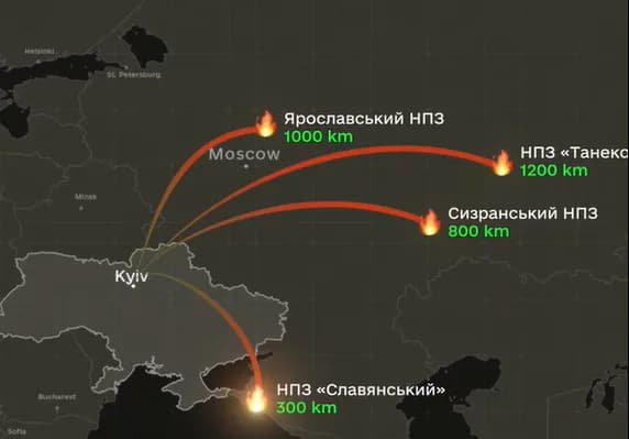 Strikes a thousand kilometres deep into the Russian Federation: the Ministry of Defence explained how deep strikes are exhausting Russia’s war machine