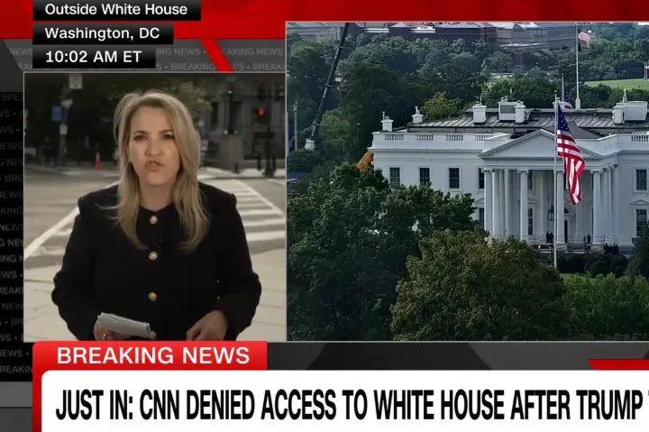 Журналистов CNN и MS NOW не пустили в Белый дом после запрета Трампа