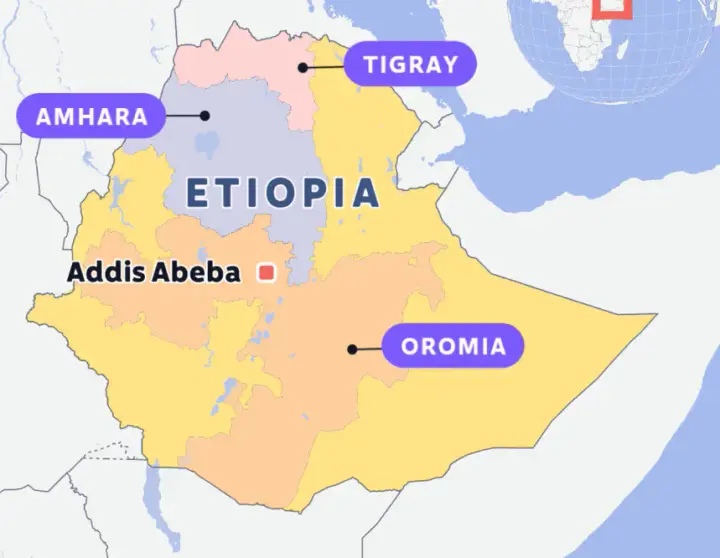 Seven Ethiopian armed groups have united with the aim of overthrowing the government
