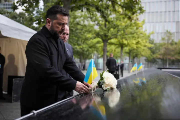 Zelenskyy honored the victims of the September 11 terrorist attack in New York