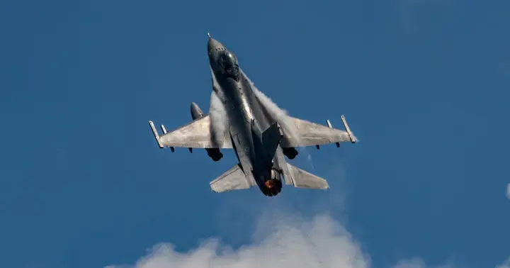 An F-16 fighter jet crashed near a U.S. base in Germany; one person was injured
