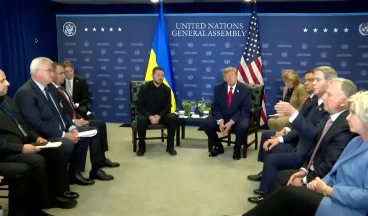 Zelenskyy met with Trump on the sidelines of the UN General Assembly