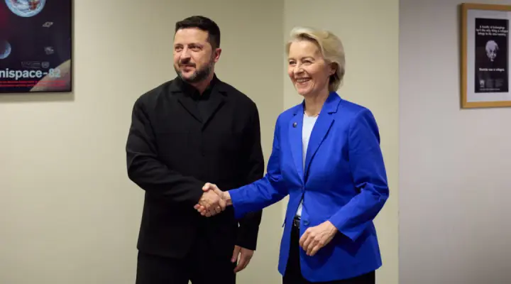 Zelenskyy held a "tense meeting" with von der Leyen over additional funding for Ukraine - Bloomberg