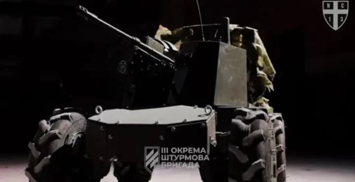 Ukraine used combat robots against the Russian army in Donbas for the first time