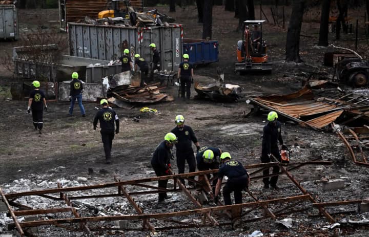 In France, the largest forest fire since 1949 was completely extinguished after two months