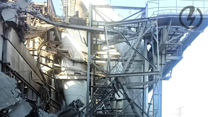 Ворог атакував Трипільську ТЕС, пошкоджено генеруюче обладнання