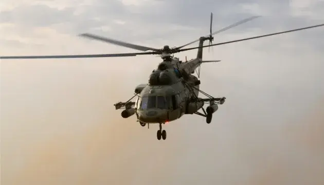 У рф розбився військовий вертоліт, загинув екіпаж