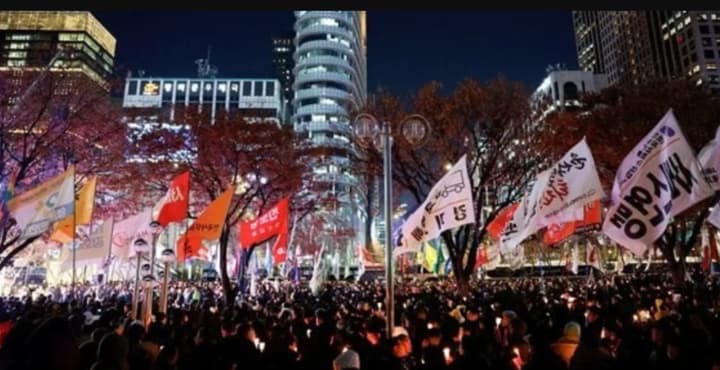 In Seoul, dozens of opposition lawmakers took part in a large-scale rally against President Lee Jae-myung’s policies