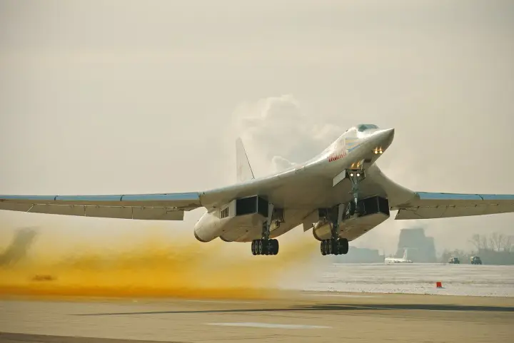 The Air Force recorded the takeoff of three enemy Tu-160 bombers