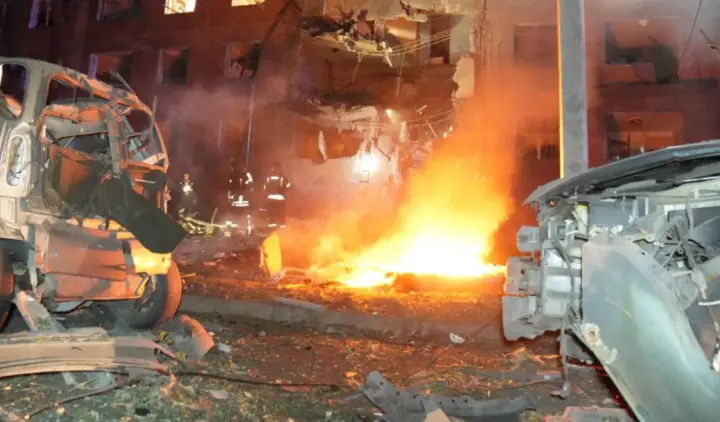 The Russians struck Zaporizhzhia; people were killed, and there may be wounded people under the rubble of buildings
